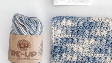 Crochet Blanket with the Star Stitch