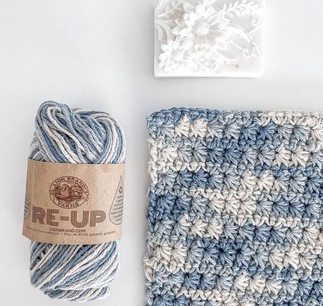 Crochet Blanket with the Star Stitch