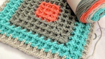 Waffle Stitch Crochet Tutorial