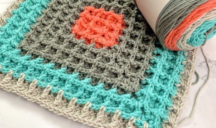 Waffle Stitch Crochet Tutorial