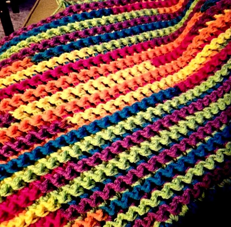 ZigZag Waffle Stitch